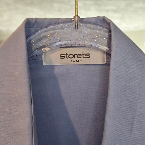 Storets Blue Knit Shirt Dress Sz. S/M - Picture 6 of 9